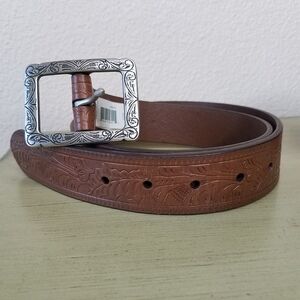 Lauren Ralph Lauren Tooled Leather Belt
